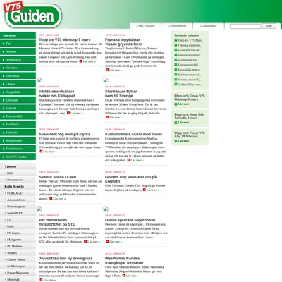www.guiden.se startsida 2009