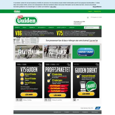 www.guiden.se startsida 2019