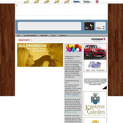 Guldkanalen Country startsida 2015
