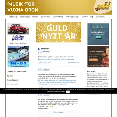 Guldkanalen Country startsida 2020