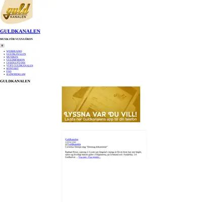 Guldkanalen Country startsida 2021
