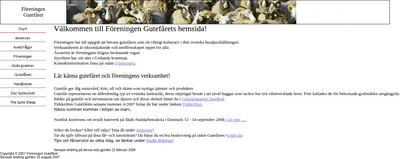 GUTEFÅRET startsida 2008