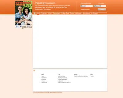 GymnasieGuiden startsida 2011