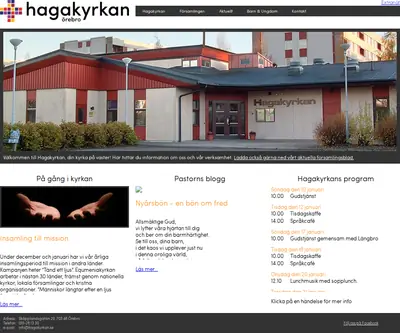 Hagakyrkans församlingsblad Örebro startsida 2016