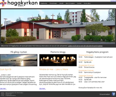 Hagakyrkans församlingsblad Örebro startsida 2019