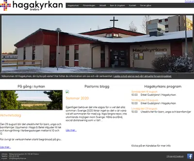 Hagakyrkans församlingsblad Örebro startsida 2020