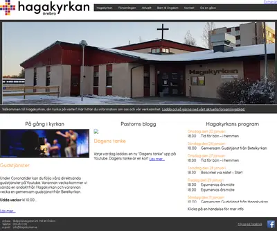Hagakyrkans församlingsblad Örebro startsida 2021