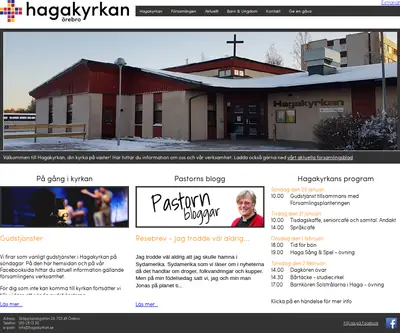 Hagakyrkans församlingsblad Örebro startsida 2023