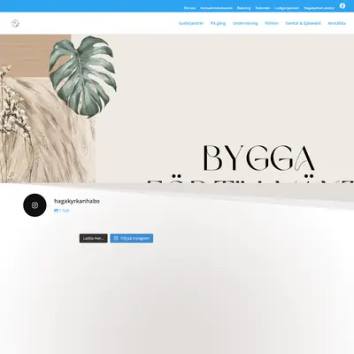 Hagakyrkan online startsida 2024
