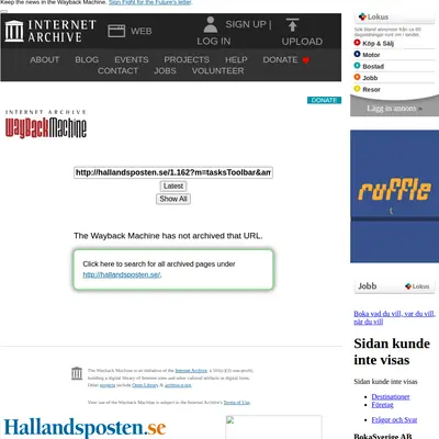 http://m.hallandsposten.se startsida 2009