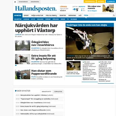 http://m.hallandsposten.se startsida 2014