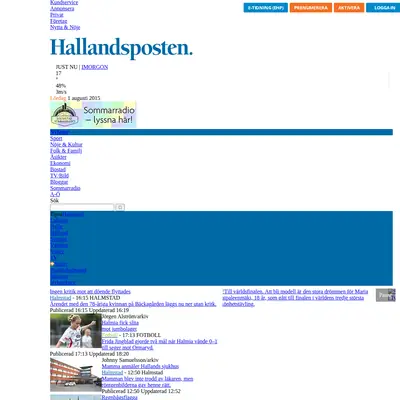 http://m.hallandsposten.se startsida 2015