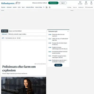 http://m.hallandsposten.se startsida 2026