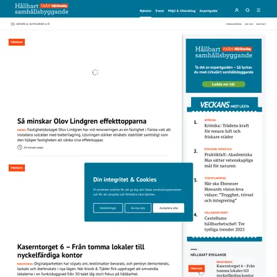 Hållbart Samhällsbyggande startsida 2025
