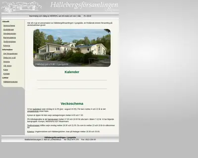 Hällebergsförsamlingen Ljungskile startsida 2010