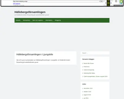 Hällebergsförsamlingen Ljungskile startsida 2016