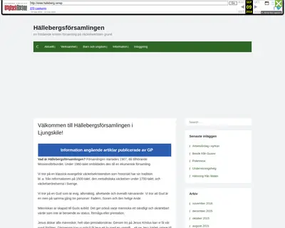 Hällebergsförsamlingen Ljungskile startsida 2018