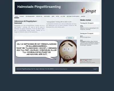 Pingstkyrkan Halmstad startsida 2010