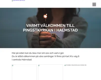 Pingstkyrkan Halmstad startsida 2025