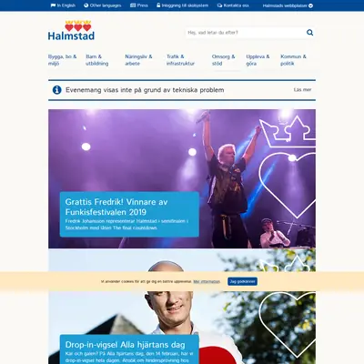 Halmstadliv startsida 2019