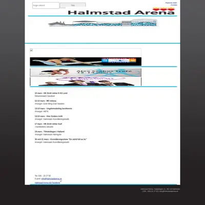 HalmstadBudet startsida 2010