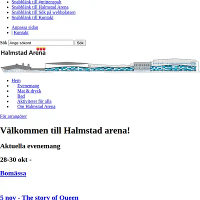 HalmstadBudet startsida 2011