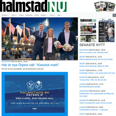 Halmstad NU startsida 2025
