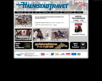 Halmstad-Travet startsida 2011