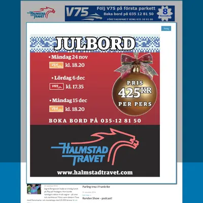 Halmstad-Travet startsida 2014