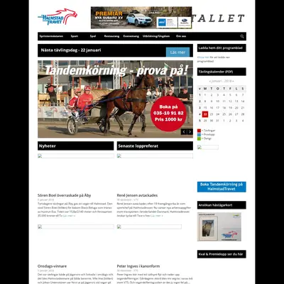 Halmstad-Travet startsida 2018