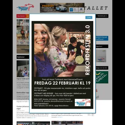 Halmstad-Travet startsida 2019
