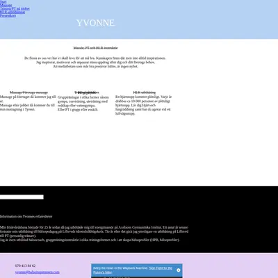 Hälsoinspiratören startsida 2023