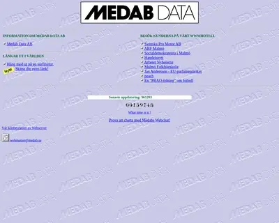 Avdelningsnytt i Linköping startsida 1996