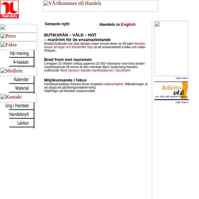 Avdelningsnytt i Linköping startsida 1999