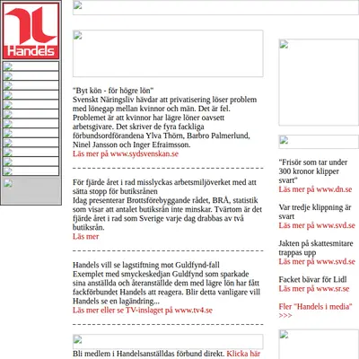 Avdelningsnytt i Linköping startsida 2003