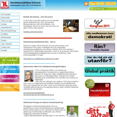 Avdelningsnytt i Linköping startsida 2011