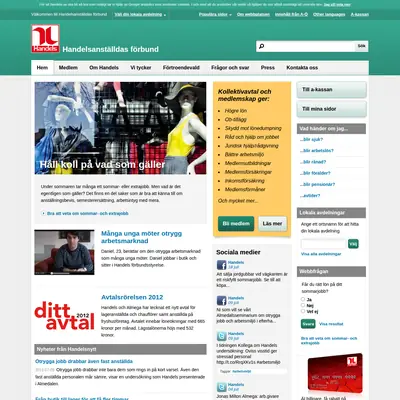 Avdelningsnytt i Linköping startsida 2012