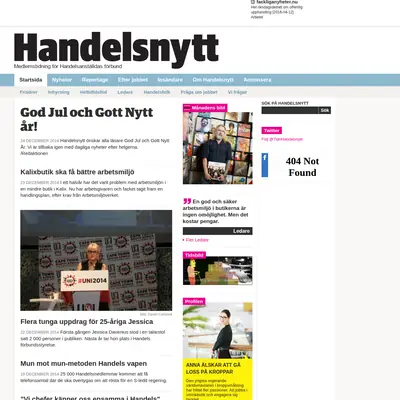 handelsnytt.se startsida 2015