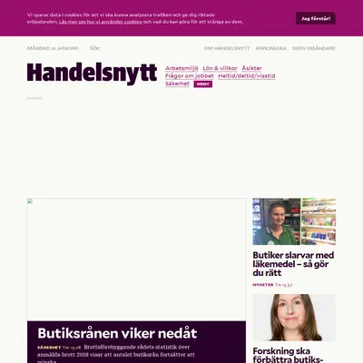 handelsnytt.se startsida 2019