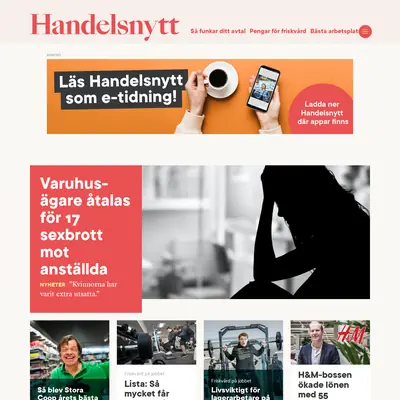 handelsnytt.se startsida 2024