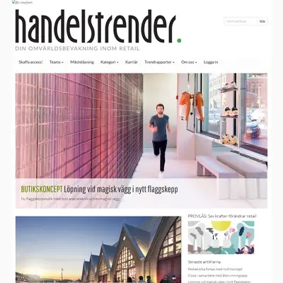 www.handelstrender.se startsida 2021