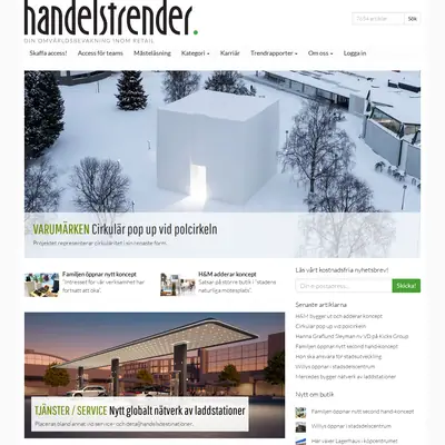www.handelstrender.se startsida 2023