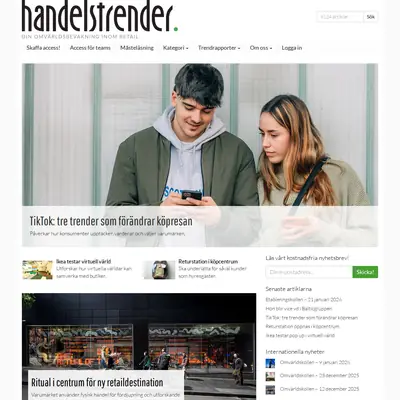 www.handelstrender.se startsida 2026