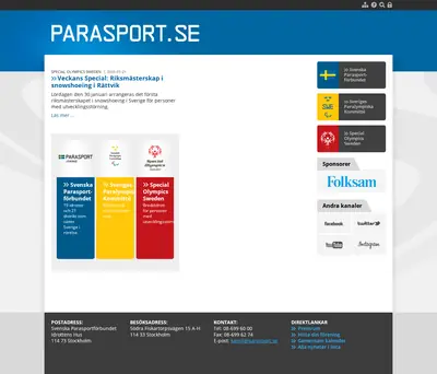 Handikappidrott startsida 2016