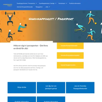 Handikappidrott startsida 2022