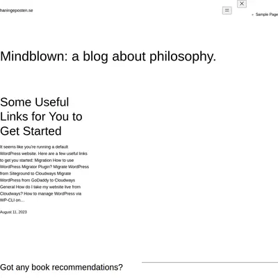www.haningeposten.se startsida 2025