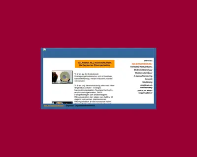 www.hantverkarna.se startsida 2008