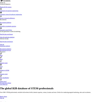 Hardskills.io startsida 2026