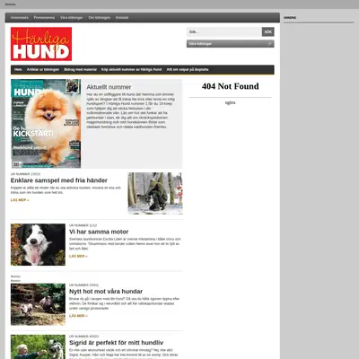 www.harligahund.se startsida 2013
