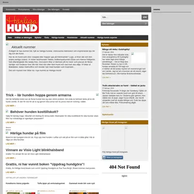 www.harligahund.se startsida 2014